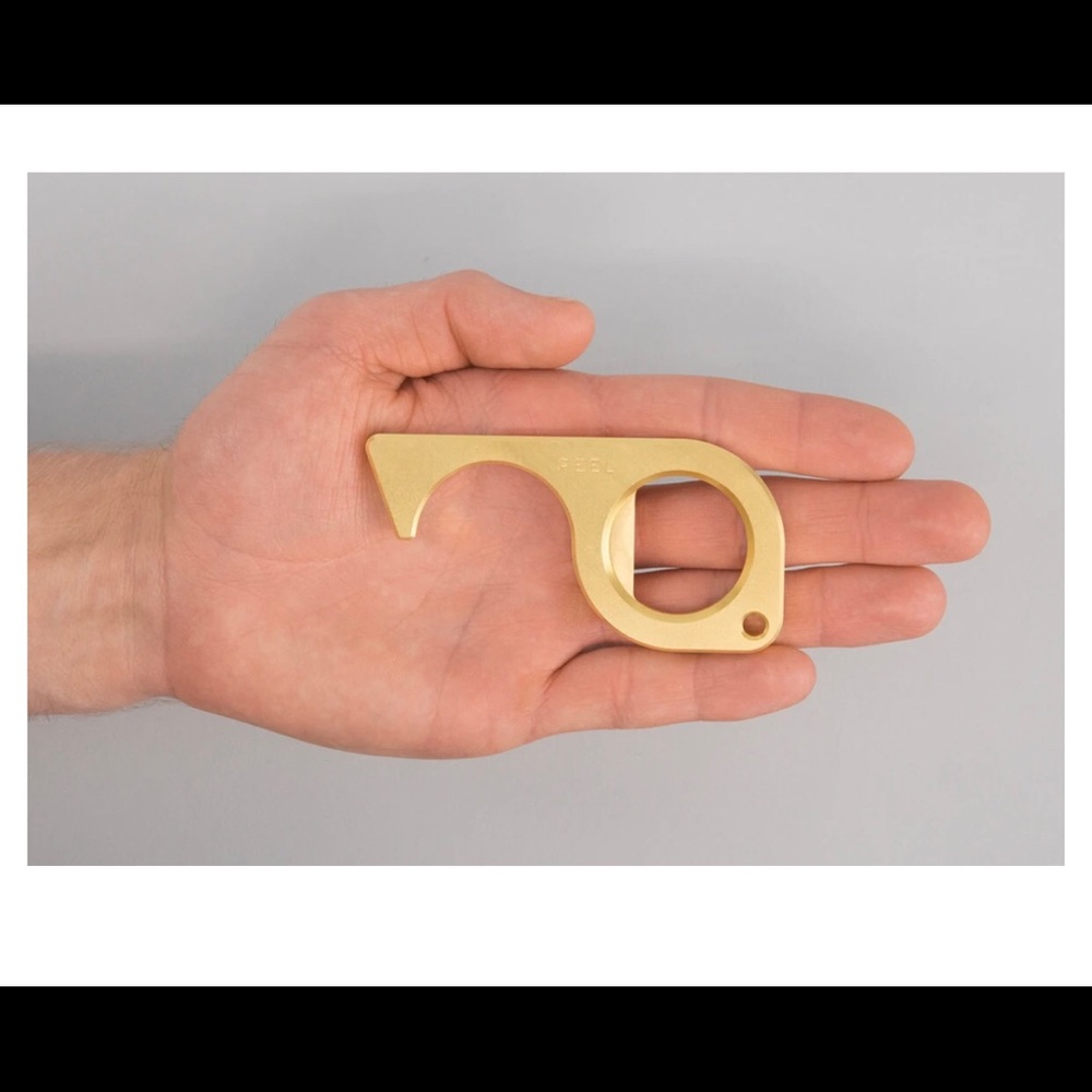 Peel brass keychain touch tool, authentic NIB